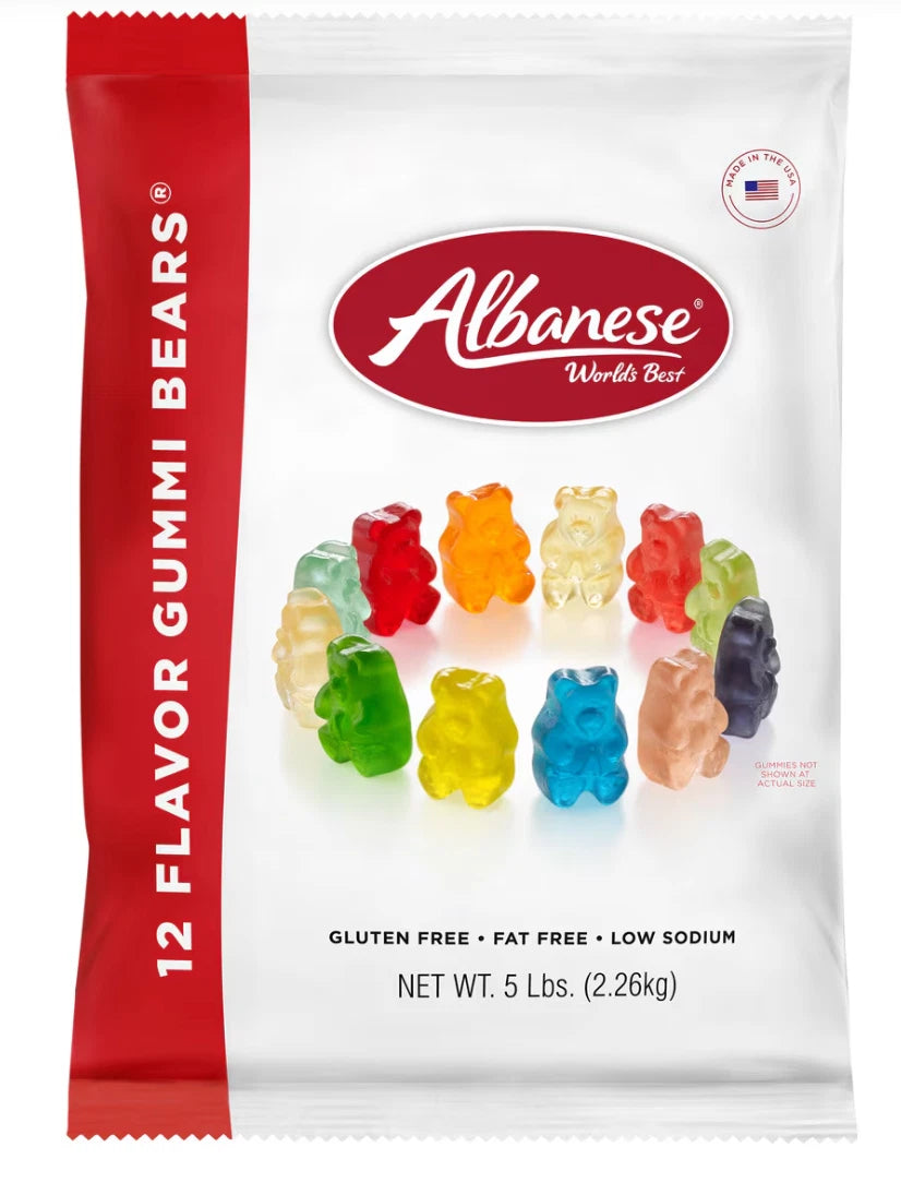 12 Flavor Bears 5lb Bag