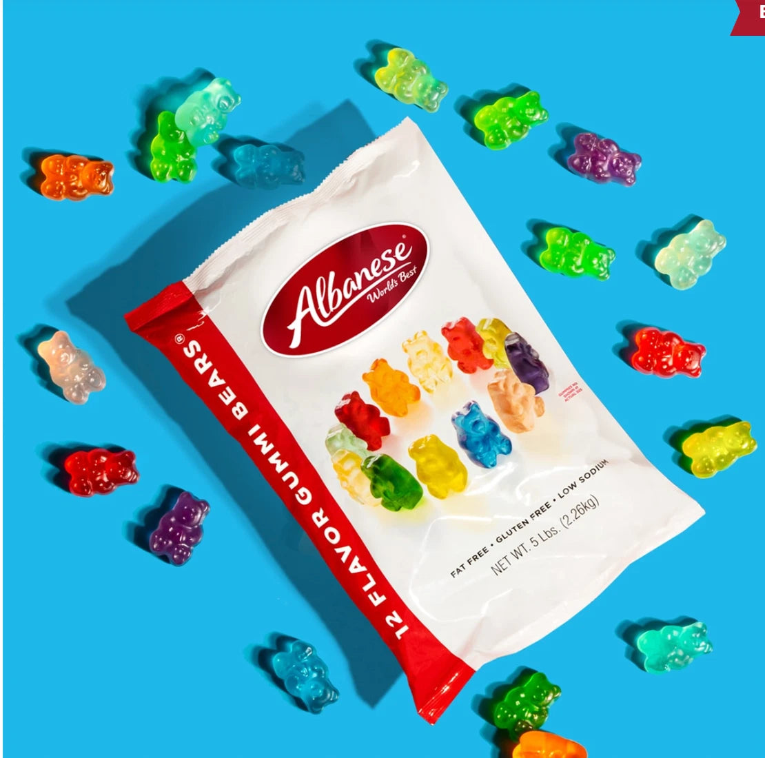 12 Flavor Bears 5lb Bag