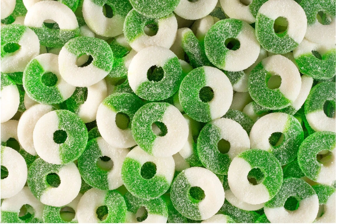 Gummi Apple Rings 4.5lb Bag